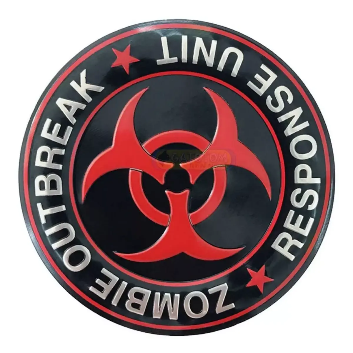 Emblema Zombie Outbreak Red Adesivo Resident Evil Japan 1