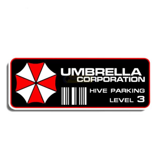 Emblema Adesivo Umbrella Corporation Resident Evil Japan Us5