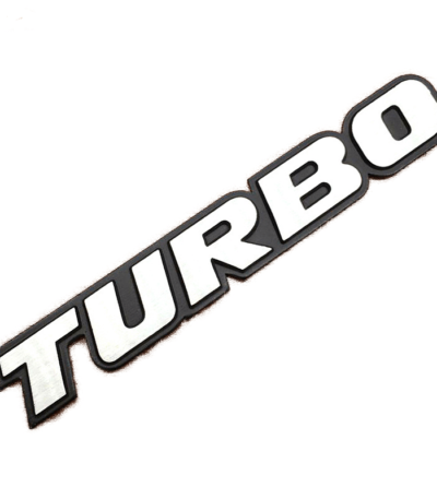 Emblema Turbo Metal Lateral Cruze Onix Chevrolet Gm Ford Cro