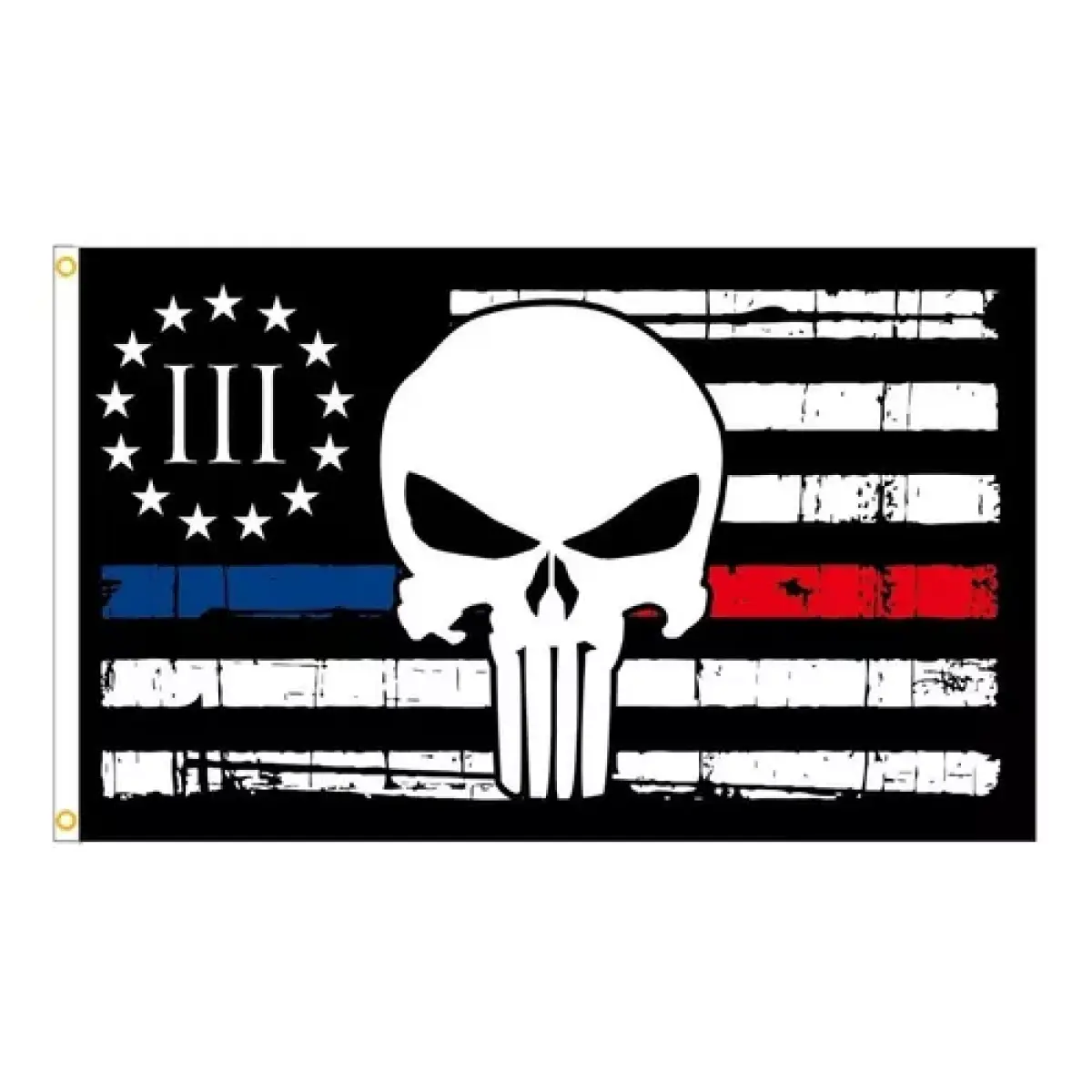 Bandeira Punisher O Justiceiro Soldado Caveira Usa Emblema V