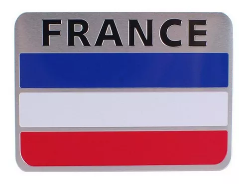 Emblema Adesivo França Bandeira France Peugeot Renault Citro