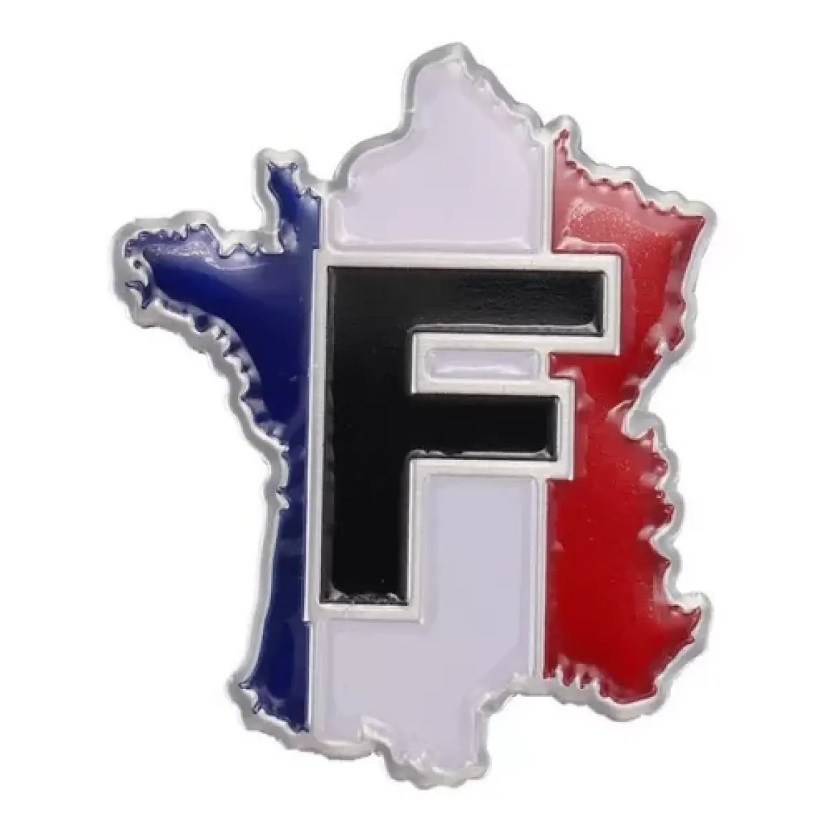 Emblema Adesivo França Mapa Bandeira France Peugeot Renault