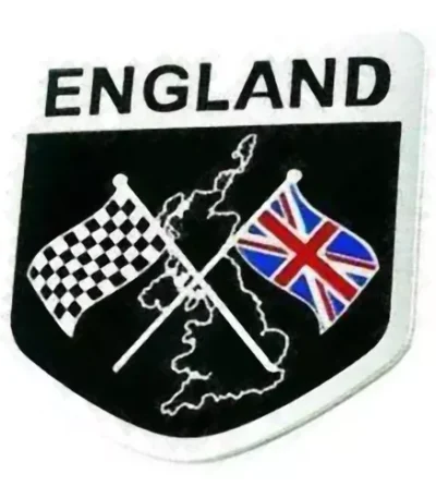 Emblema Adesivo Inglaterra Brasão Sport Bandeira England Uk