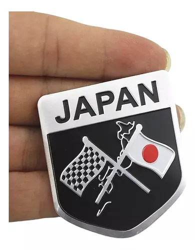 Emblema Adesivo Japão Brasão Japan Quad Toyota Honda Nissan