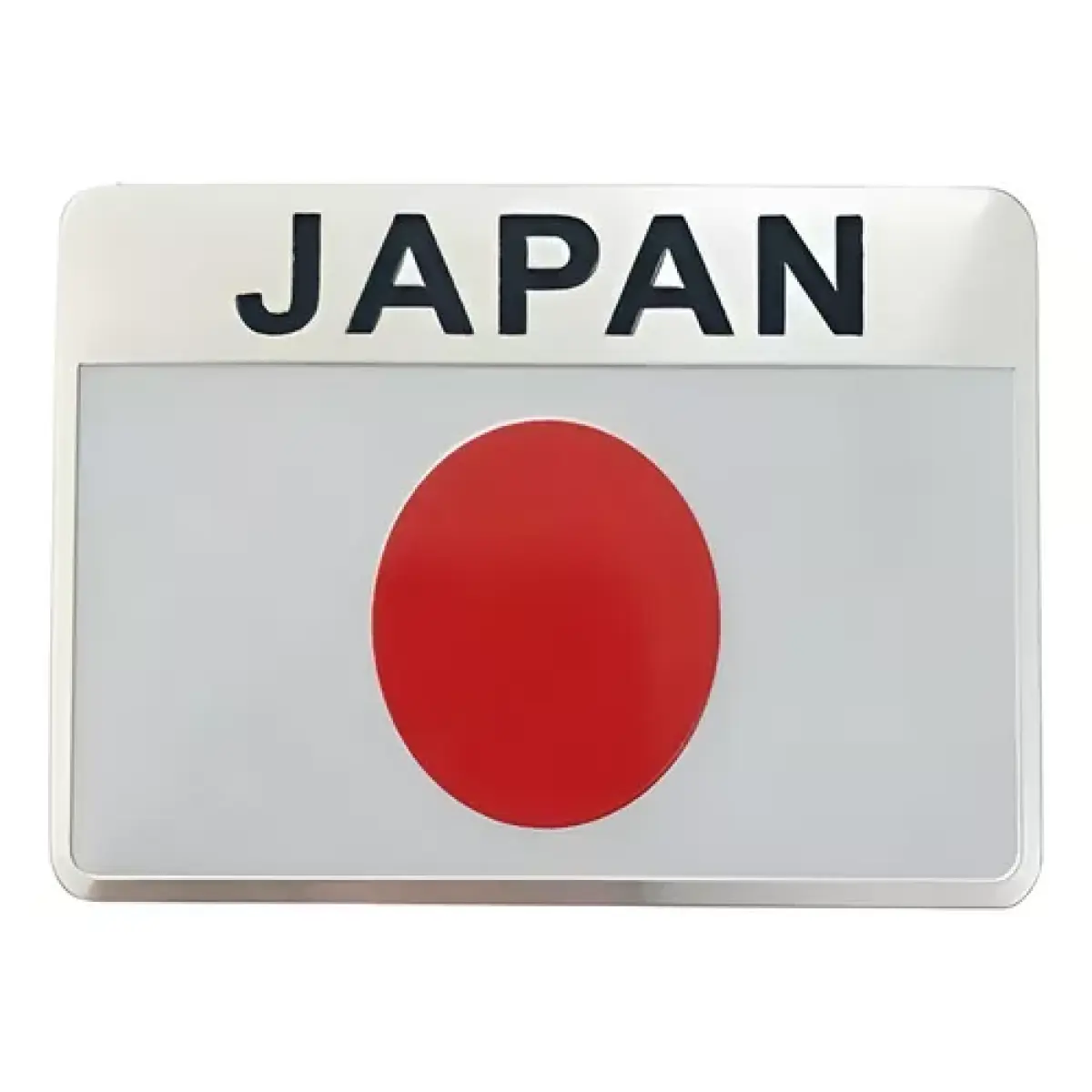 Emblema Adesivo Metal Japão Bandeira Tr Japan Toyota Honda