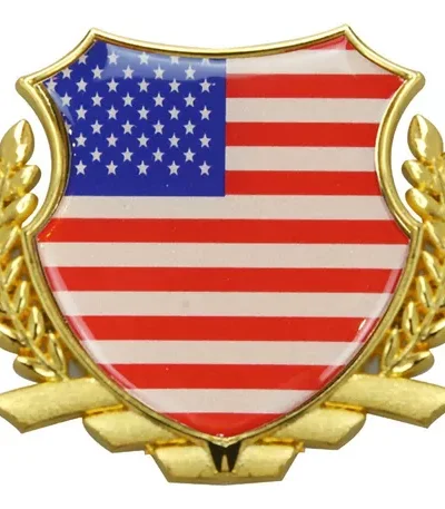 Emblema Estados Unidos Brasão Ford Mustang Camaro Chevrolet