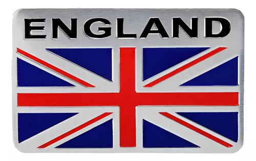 Emblema Inglaterra Bandeira Adesivo Metal Porsche Enfield Mi