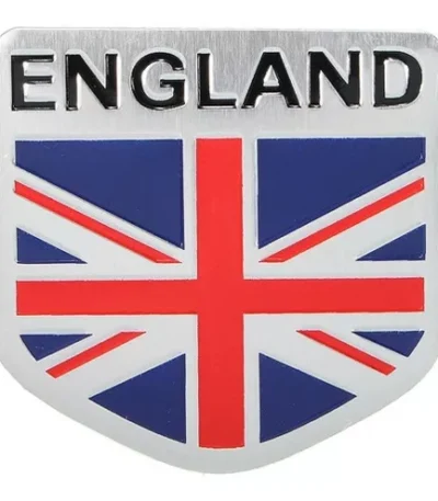 Emblema Inglaterra Brasão Adesivo Metal Land Rover Triumph M