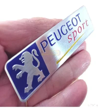 Emblema Peugeot França 208 206 207 307 308 Sport Rc Metal Fx