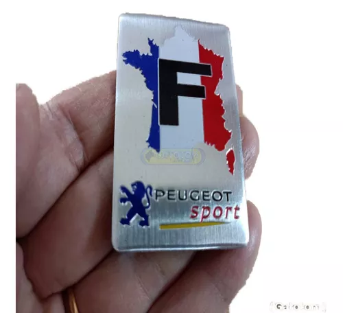 Emblema Peugeot França 208 206 207 307 308 Sport Rc Metal Pq