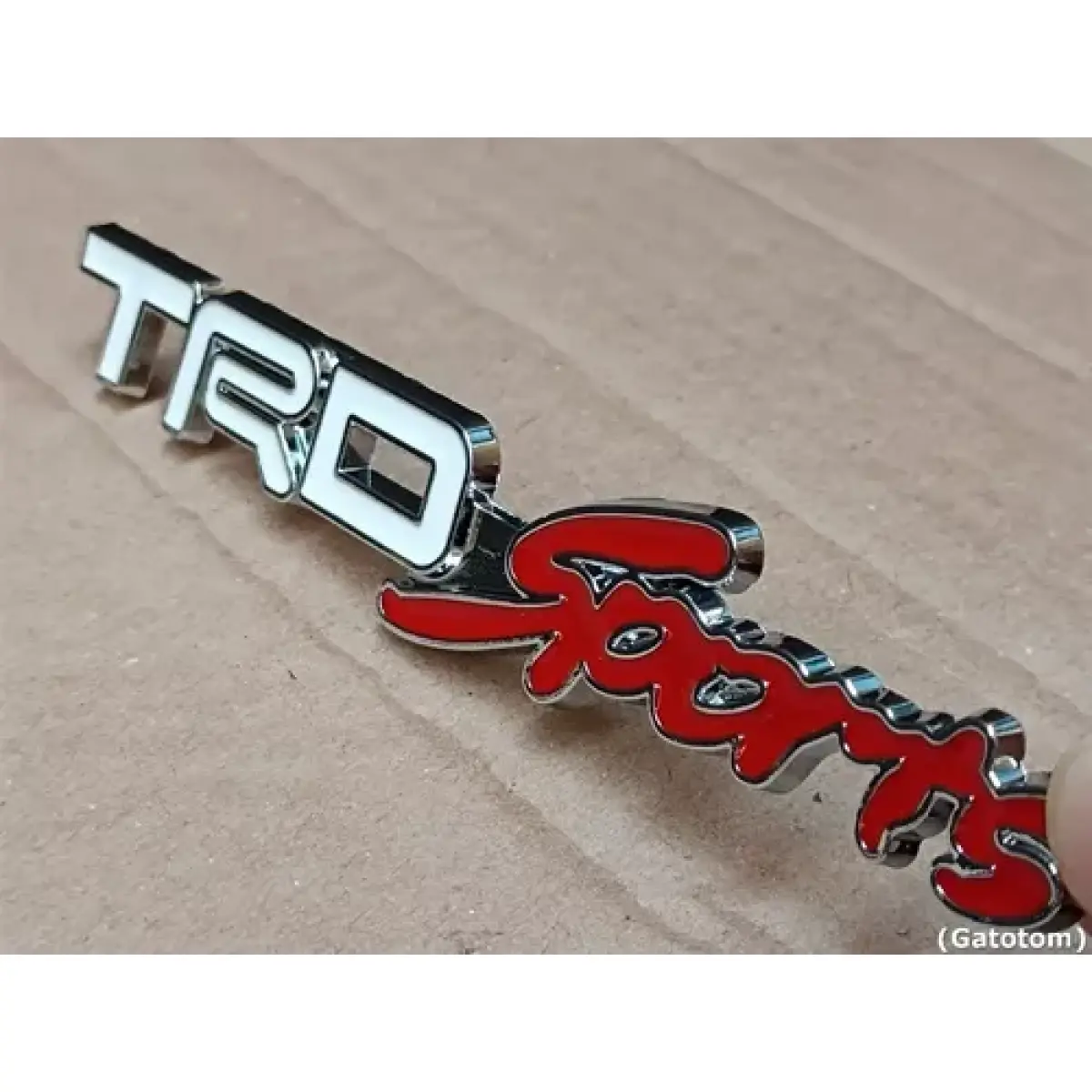 Emblema Trd Metal Toyota Sports Corolla Etios Hilux Fxgr Whi