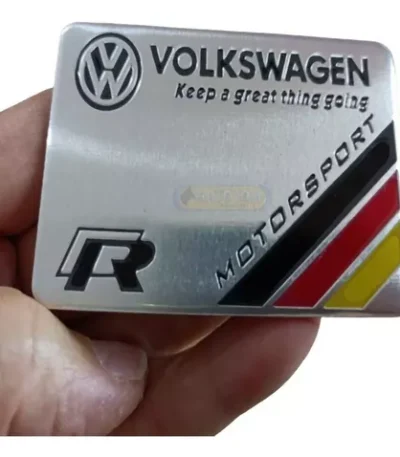 Emblema Vw Alemanha R-line Lateral Tiguan Jetta Polo Golf Qu