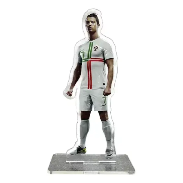 Placa Decorat Acrilico 3d Jogador Cristiano Ronaldo Futebol3