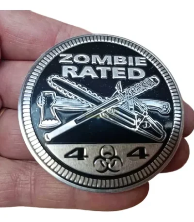 Emblema Adesivo 4x4 Metal Zombie Rated Jeep Toyota Hilux S10