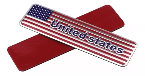 Emblema Adesivo Estados Unidos V8 Ford Chevrolet Dodge Jeep