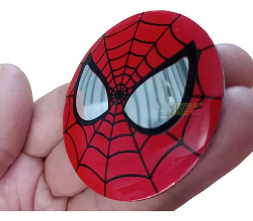 Emblema Adesivo Mascara Do Homem Aranha Marvel 56mm Car Moto