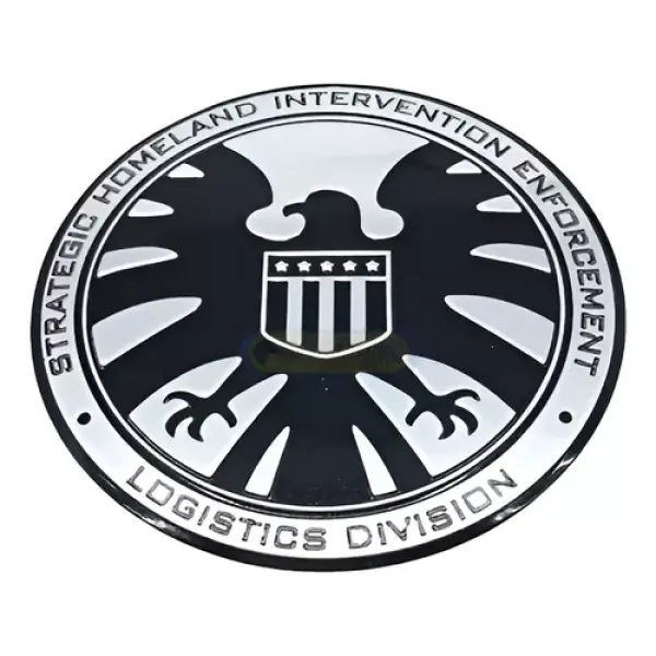 Emblema Agentes Da S.h.i.e.l.d Marvel Ag Shield Fenix Black