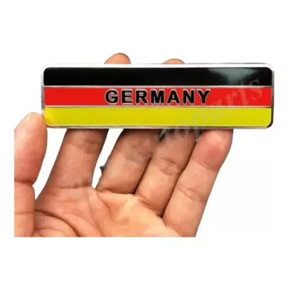 Emblema Alemanha Germany Adesivo Metal Vw Audi Bmw Polo Gol