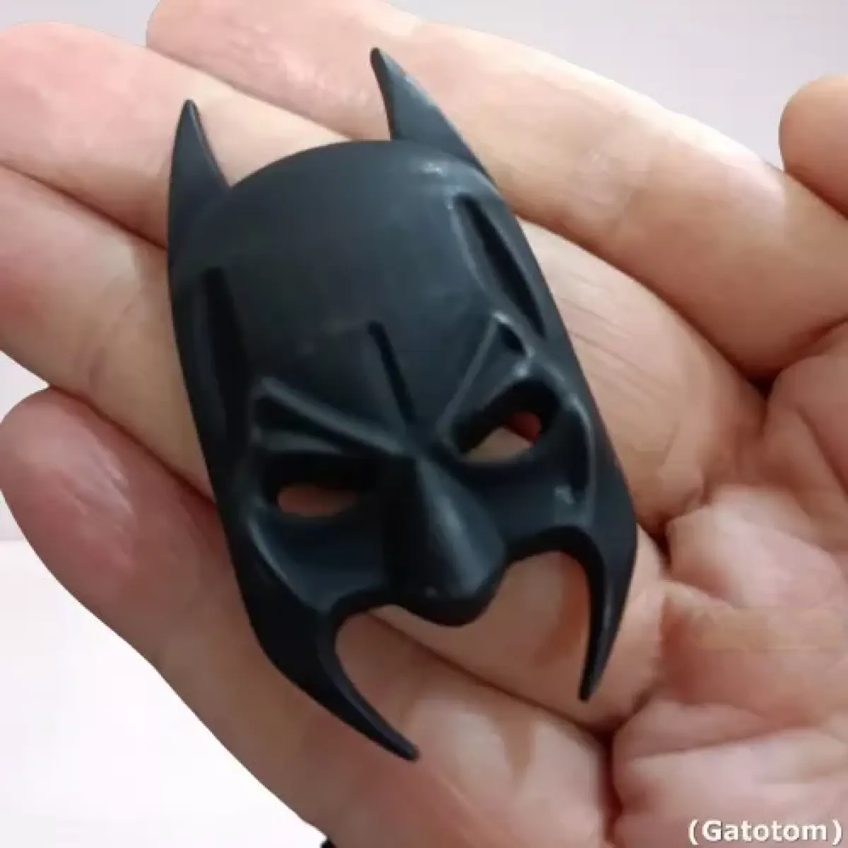 Emblema Batman Mascara 3d Black Adesivo Metal Reforçado Dc