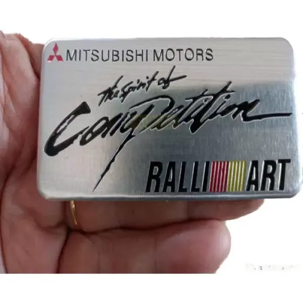 Emblema Ralliart Mitsubishi L200 Asx Metal Lateral Dakar Ass