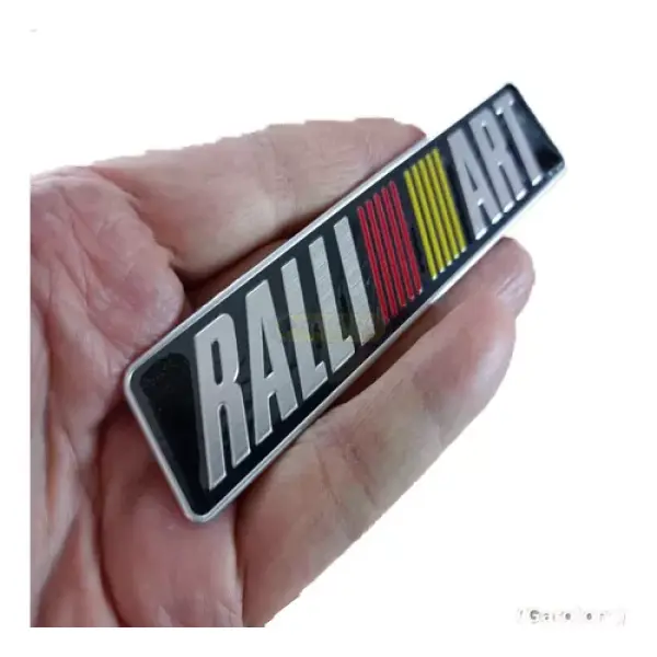 Emblema Ralliart Mitsubishi L200 Asx Metal Lateral Dakar Fx1