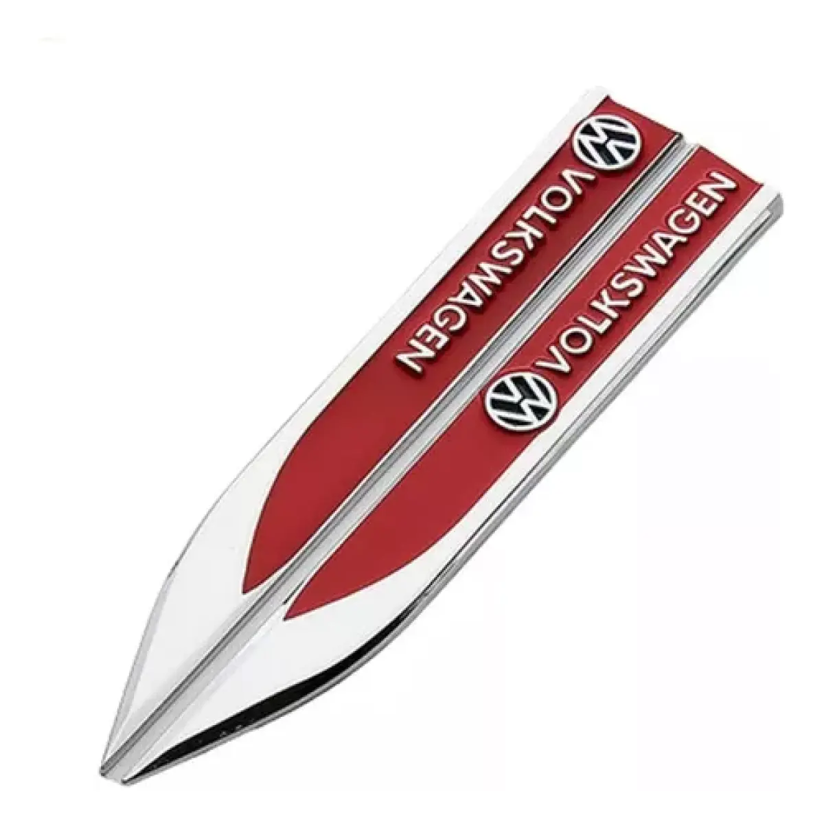 Emblema Volkswagen Motorsport Vw Jetta Golf Gol Polo Red 2un