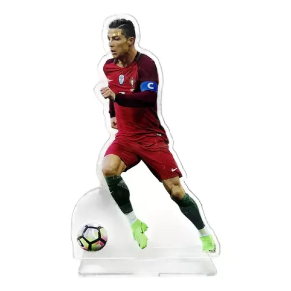 Placa Decorat Acrilico 3d Jogador Cristiano Ronaldo Futebol2