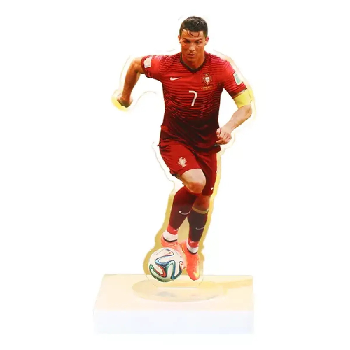 Placa Decorati Acrilico 3d Jogador Cristiano Ronaldo Futebol