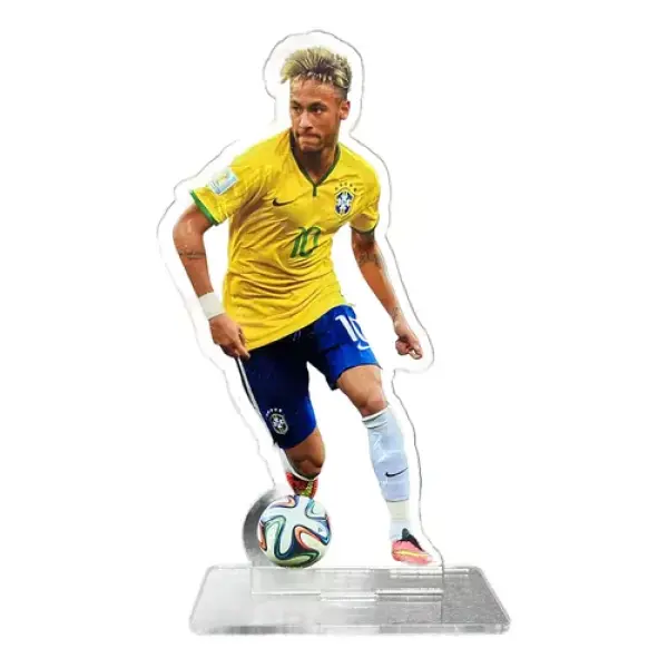 Placa Decorativa Acrilico 3d Jogador Neymar Junior Futebol2